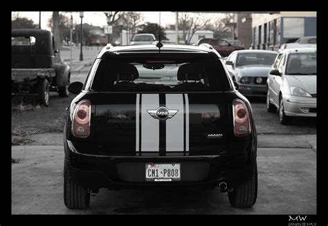 R60 Added White Sport Stripes To Our All Black Countryman Pics Inside