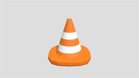 Low Poly Traffic Cone Download Free 3d Model By Limanoff Ae06c0a