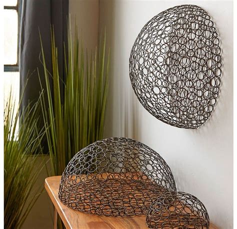 These Bronze Wire Balls Add Intrigue Both On A Wall Or On A Table