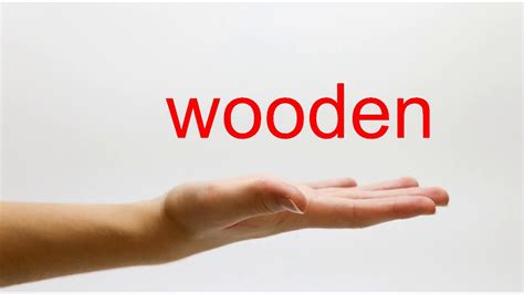 How To Pronounce Wooden American English Youtube