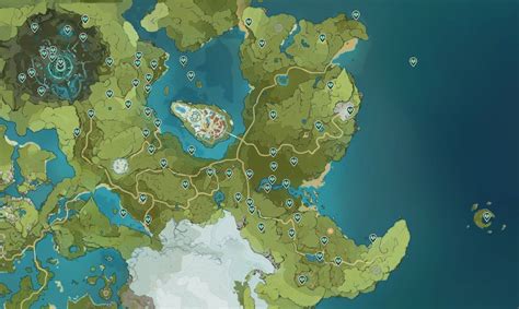 Genshin Impact Anemoculus Locations Map Allgamers