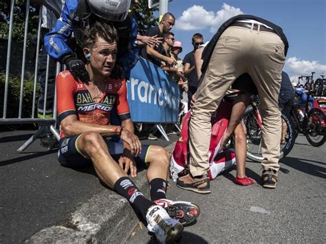 Because french authorities are now on the case. Tour de France 2018: Vincenzo Nibali crash, injury ...
