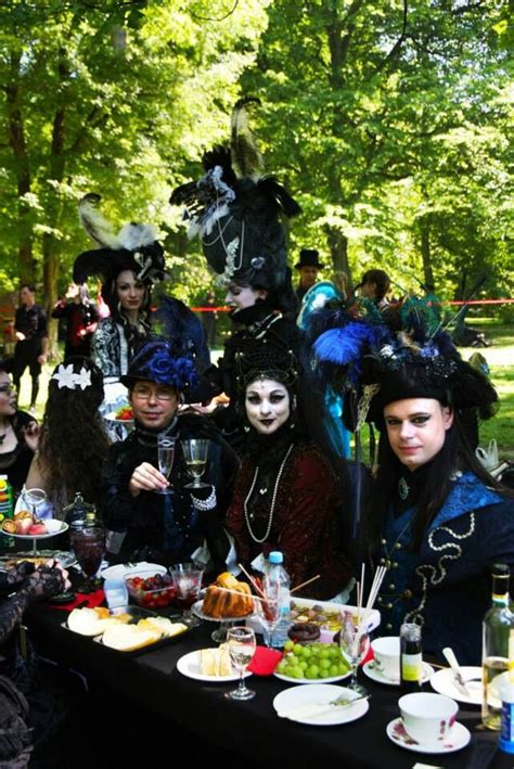 gothic tea party at wave gotik treffen leipzig from my gothic tea party board steampunk