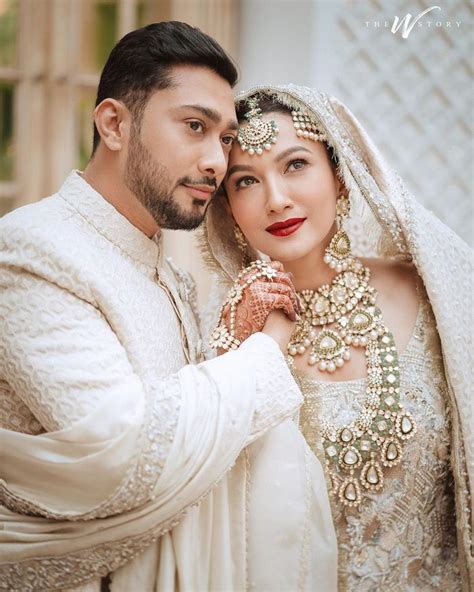 Bride And Groom Indian Wedding Outfit Muslim Gabriella Shullick