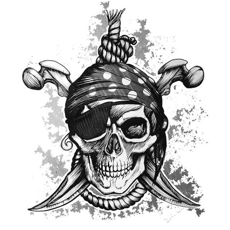 Imprime le dessin tete de mort pirate sans dépenser le moindre sous. tatouage temporaire ou ephemere de tete de mort de pirate