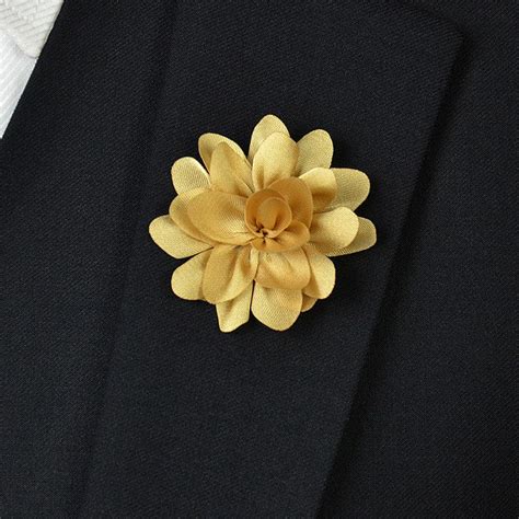 Gold Flower Lapel Pin Bow Ties For Men Bow Selectie
