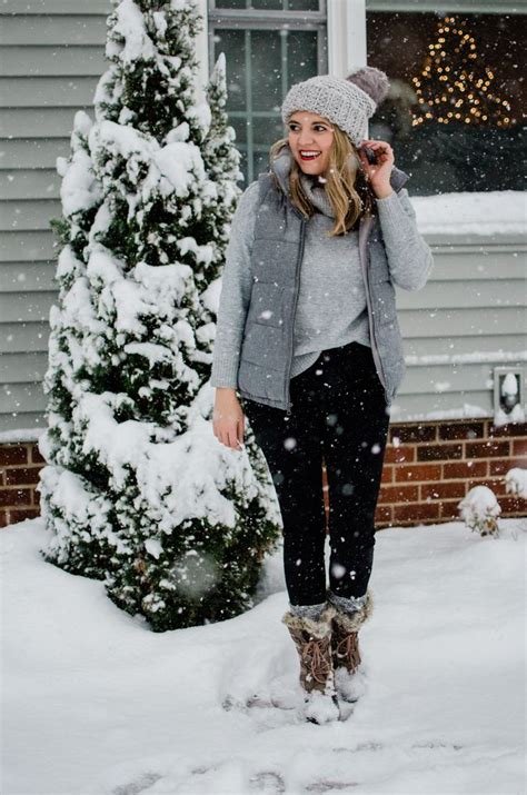 Five Snow Day Outfits By Lauren M Snow Day Outfit Winter Outfit