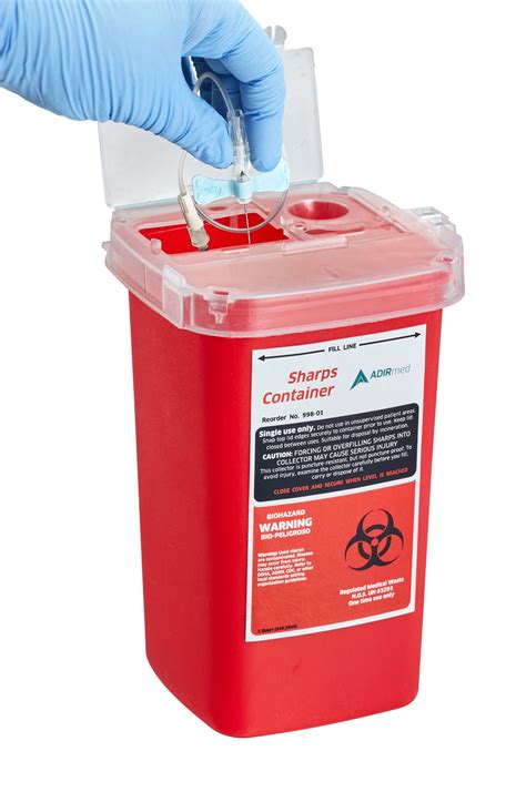 Sharps And Needle Disposal Container 1 Quart 3 Pack Alpine
