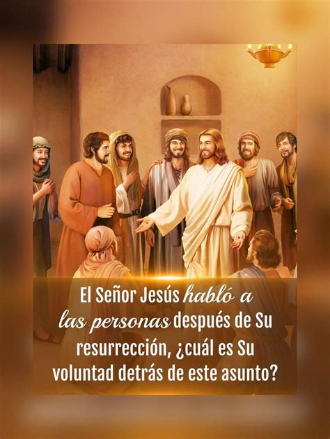 Recomendación Las Palabras De Jesús A Sus Discípulos Después De Su