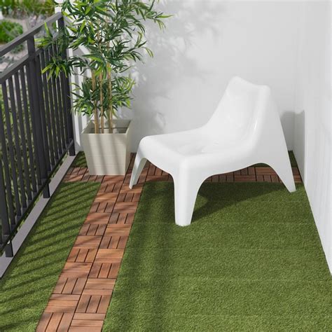 Best of all, you can do it yourself. RUNNEN Floor decking, outdoor - artificial grass - IKEA