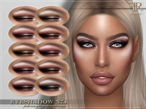 The Sims Resource Eyeshadow N74 By Fashionroyaltysims • Sims 4 Downloads