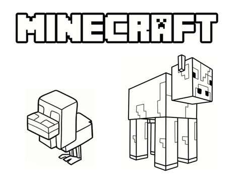 Coloriage Minecraft : 20 dessins à imprimer gratuitement – Jeux et
