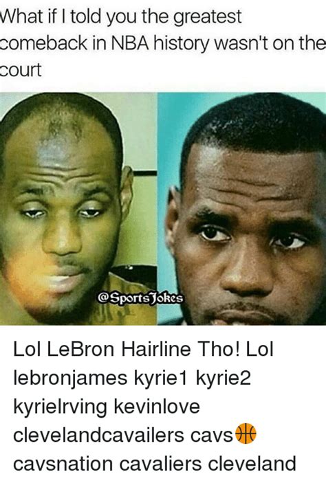 Lebron james has famously struggled with thinning hair on top of his head. Funny Lebron Memes of 2017 on SIZZLE | Cav