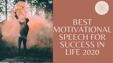 Best Motivational Speech For Success In Life Youtube
