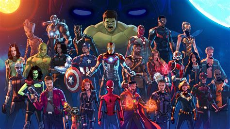 4k Fondo De Pantalla De Personajes De Marvel De 4k Marvel Películas