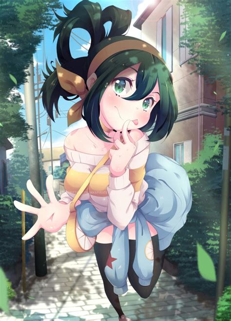 Pin By Anthony Lawrey On Mhaother Stuff Anime Tsuyu Asui Thicc Anime