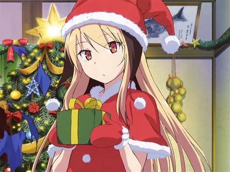 Fondos de pantalla ilustración Anime dibujos animados Navidad