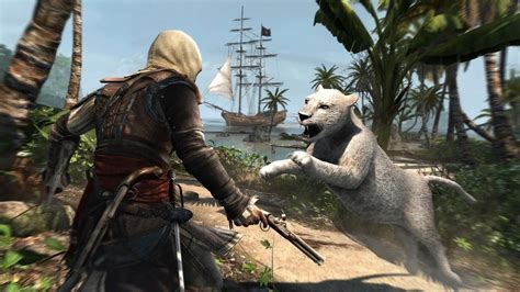 Assassin S Creed Black Flag Hunting Rare White Jaguar Island