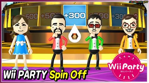 wii party spin off master com lucia vs victor vs akira vs hiromasa alexgamingtv youtube