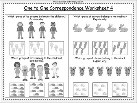 One To One Correspondence Year 1 Teaching Resources