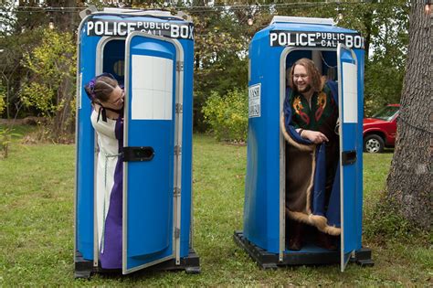 These Doctor Who Porta Potties Make Outdoor Bathrooms Actually Fun