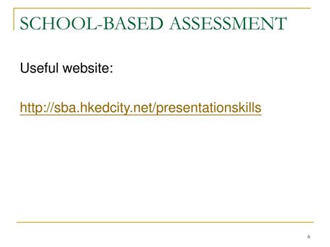 Ppt School Based Assessment Sba Powerpoint Presentation Free