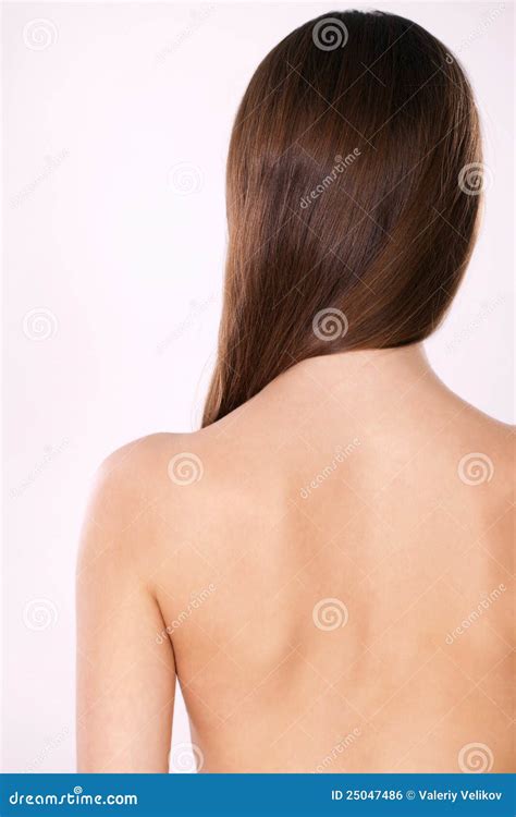 Bare Back Stock Photo Image Of Charm Girl Luxurious