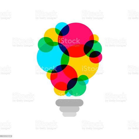Light Bulb Ideas Concept Vector Eps 10 In White Background Stock