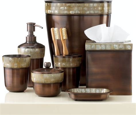 Comparison shop for contemporary bath accessories home in home. Paradigm Bath Accessories, Opal Copper Collection ...