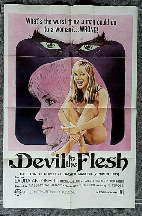 Devil In The Flesh Movie Poster Sexploitation Laura Antonelli Renate