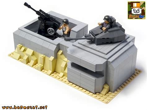 Lego Moc Ww2 German Flak Bunker Custom Model