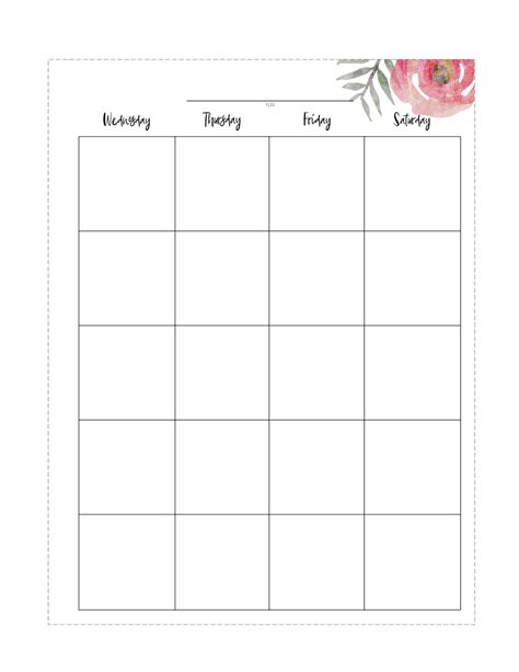 Free Happy Planner Printable Inserts