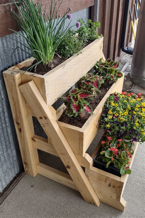 3 Tier Planter Box How To Create The Perfect DIY Vertical Patio Planter