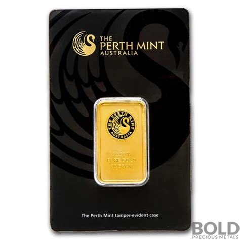 20 Gram Perth Gold Bar Bold Precious Metals