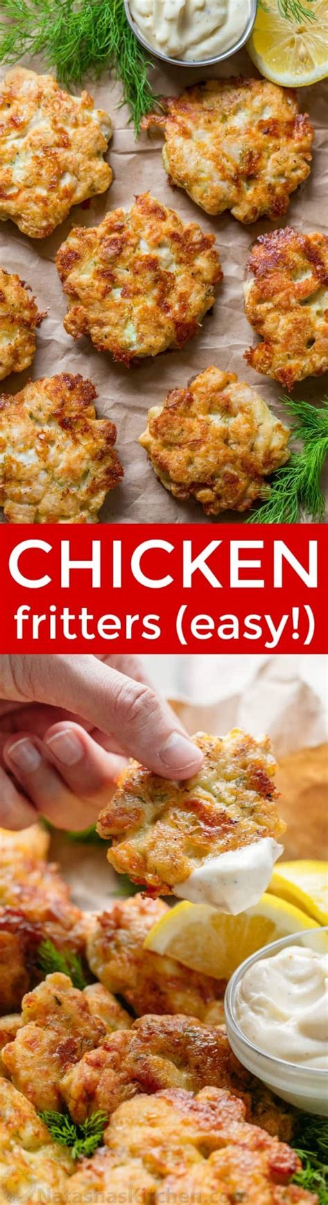 Cheesy Chicken Fritters Always Get Glowing Reviews If You Love Easy
