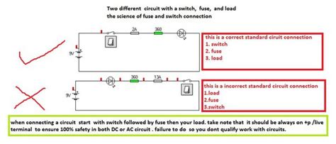 How Are Switches And Fuses Connected In An Electrical Circuit Quora