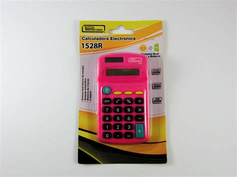 Calculadora Basica Digitos R Rosa Printaform Proveedora De Oficinas