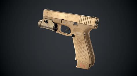 3d Model Glock 19x Vr Ar Low Poly Cgtrader