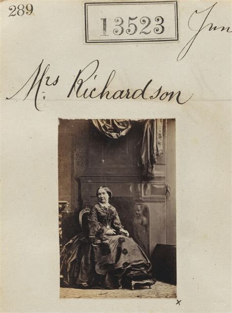 Npg Ax63156 Mrs Richardson Portrait National Portrait Gallery