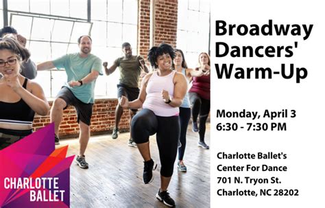 Broadway Dancers Warm Up Dance Class Charlotte Shout