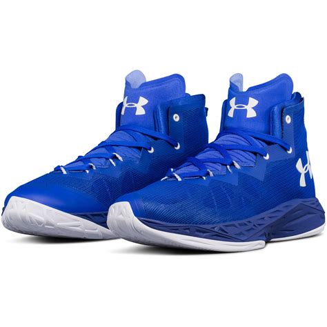 Under Armour Mens Ua Lightning 4 Basketball Shoes In Blue For Men Lyst