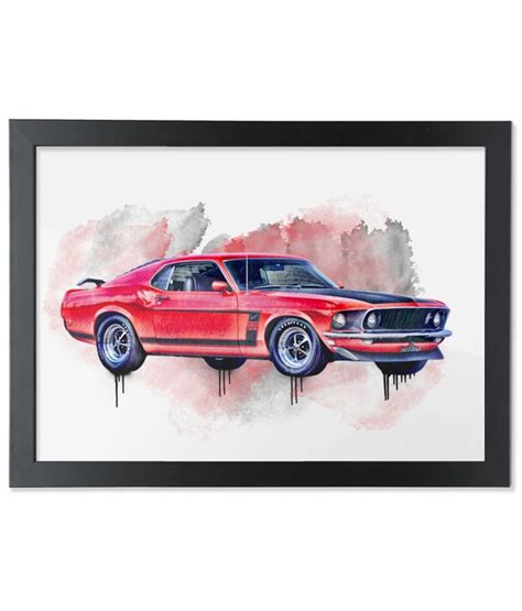 Digital Prints Art And Collectibles Ford Mustang Boss 302 Wall Art Poster