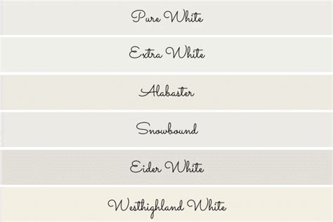 The Best White Paint Colors From Sherwin Williams Love Remodeled