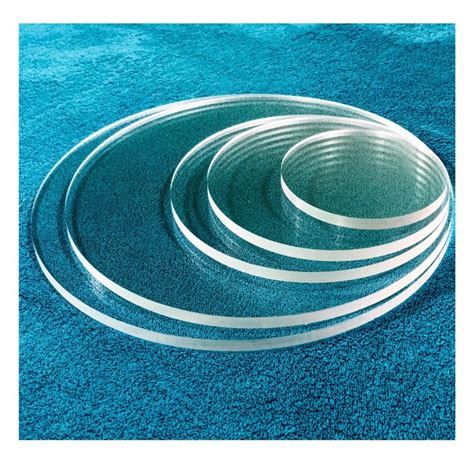 Clear Acrylic Plexiglass Lucite Circle Round Disc 14 Inch Thick
