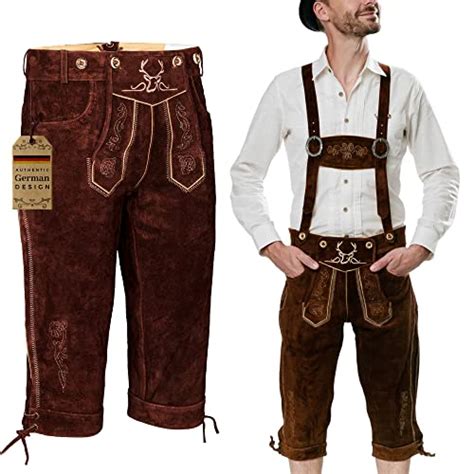 Bavaria Trachten Lederhosen For Men Genuine Leather Authentic German