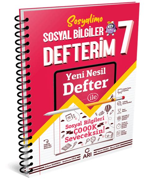 7 Sınıf Sosyalimo Sosyal Bilgiler Defterim Arı Yayıncılık