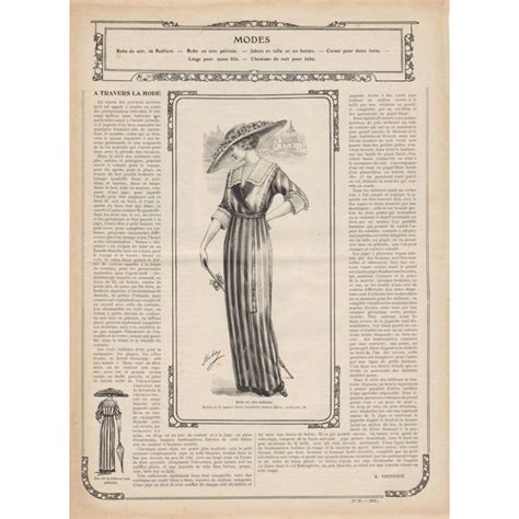 Revue Complete De La Mode Illustree 1912 N29 La Mode Illustree Mode