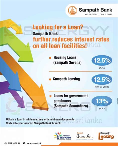Get an asb loan at interest rates as low as 4%. Sampath Bank Interest rate for Loans - SynergyY