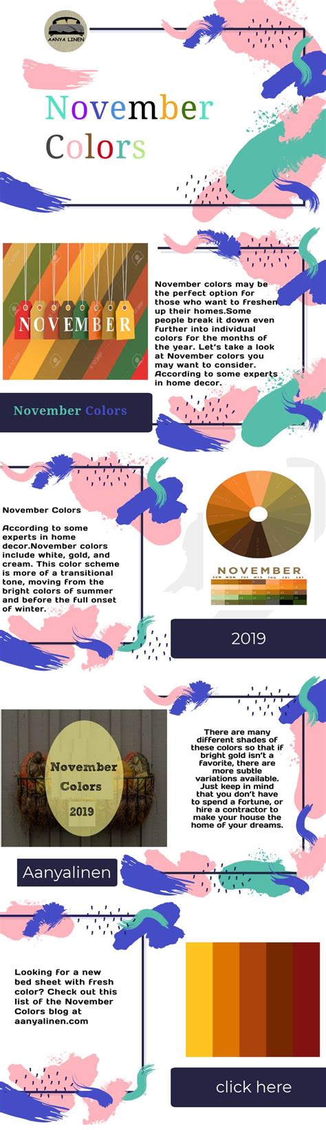 November Colors November Colors November Colorful Decor