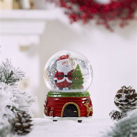 Festive Feeling Musical Snow Globe Santa Snow Globe Gonk